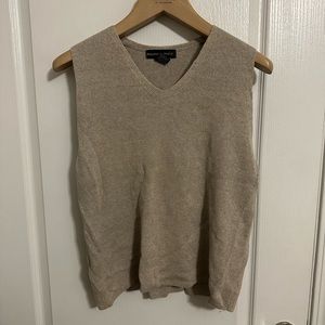 Men’s Vintage Banana Republic Beige Sweater Vest Size Small